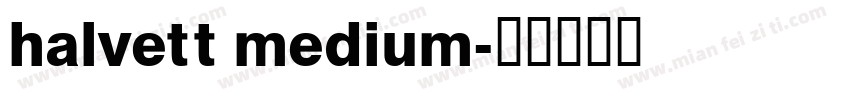 halvett medium字体转换